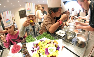 Fleurs et cuisine molléculaire étaient au programme au Gray d'Albion.