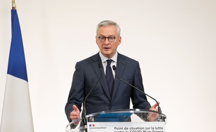 Le ministre de l'Economie Bruno Le Maire, le 8 octobre 2020 à Paris.