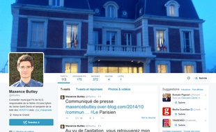 Le compte Twitter de Mexence Buttey, élu FN converti à l'islam.