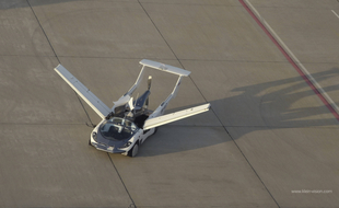 L'AirCar, une voiture-avion capable de prendre la route tout comme les airs.