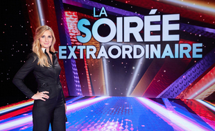 Marie Portolano sur le plateau de La soirée extraordinaire qu'elle présente sur M6.