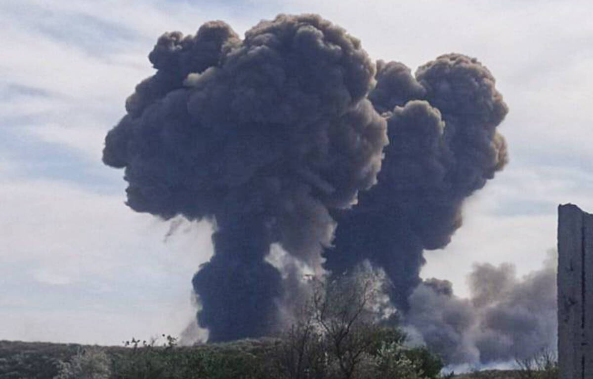 Explosion dans un aérodrome militaire russe en Crimée