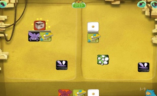 Capture d'écran de l'application mobile DragonBox Algebra.