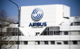 Blagnac, le 19 février 2013. Siège social du groupe aéronautique AIRBUS/ EADS;