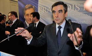 François Fillon, lors d'une conférence de presse le 27 novembre 2012 à Paris.