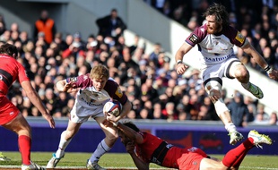 Blair Connor, l'ailier de l'UBB, lors du dernier match entre Bordeaux-Bègles et Toulon, disputé à Bordeaux, le 21 février 2015.