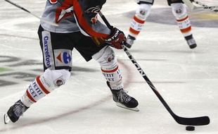 Illustration d'un match de hockey sur glace.