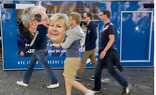 Erna Solberg, future premier ministre norvégienne