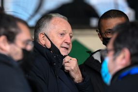 Jean-Michel Aulas, ici durant le 8e de finale de Coupe de France disputé la semaine passée à Saint-Ouen contre le Red Star.