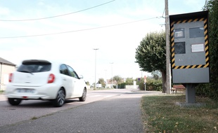 Illustration d'un radar fixe, le 20 septembre 2018 à Argentan