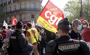 Une manifestation de la CGT, illustration