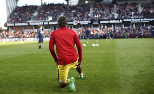 Pour sa première sous le maillot du PSA, Neymar avait foulé la pelouse du Roudourou début août.