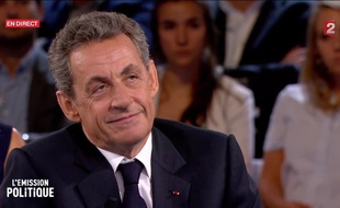Nicolas Sarkozy sur le plateau de «L'Emission politique», le 15 septembre.