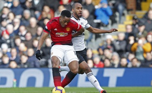Anthony Martial a inscrit un superbe but à Fulham, le 9 février 2019.