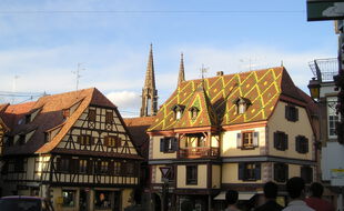 Dans le centre-ville d'Obernai (illustration).