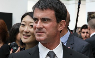 Manuel Valls à la Fiac, le 22 octobre 2014.