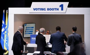 Les délégués lors du vote pour l'élection du nouveau président de la Fifa, le 26 février 2016 à Zurich