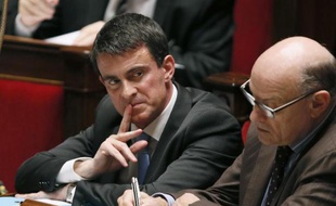 Le Premier ministre Manuel Valls, le 26 novembre 2014 à l'Assemblée nationale, à Paris