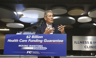 Brian Pallister, Premier ministre de la province canadienne du Manitoba. (illustration)