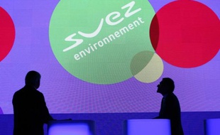 Le logo de Suez Environnement.