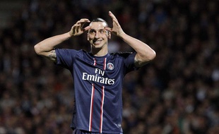 Zlatan Ibrahimovic, le 12 mai 2012 à Gerland.