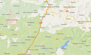 Une petite fille qui voulait continuer sa baignade s'est cachée pendant trois heures non loin de Simiane-la-Rotonde, (Alpes-de-Haute-Provence)