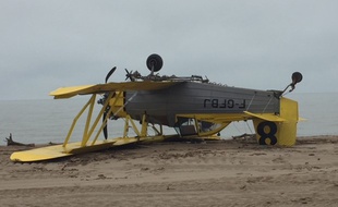 Les avions se sont crashés sur la plage de Saint-Pierre-la-Mer près de Narbonne.