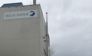 L'usine Blue Paper, à Strasbourg, le 15 octobre 2019.
