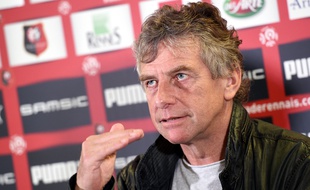 L'entraîneur du Stade Rennais Christian Gourcuff, le 18 mai 2016.