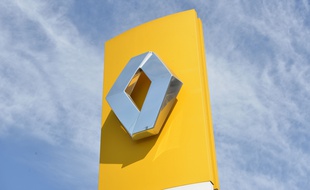 Le logo de la marque automobile Renault.