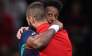 Gaël Monfils a sorti son pote Benoît Paire au second tour du tournoi de Bercy.