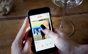 Illustration de l'appli Tinder.