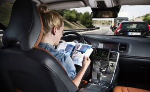 Illustration de voiture autonome