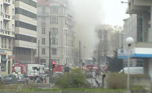 Explosion de gaz cours Lafayette à Lyon, jeudi 28 février 2008