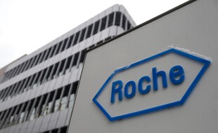 Le logo du laboratoire Suisse Roche (image d'illustration).