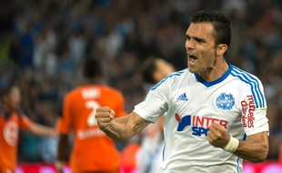 Le défenseur de l'OM Jérémy Morel lors de Marseille-Lorient le 24 avril 2015.