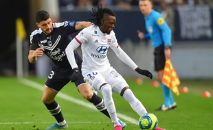 Traoré et Benito lors de Bordeaux-Lyon.