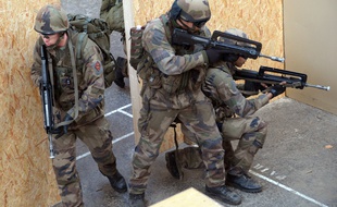 Des militaires du 3e Rima en exercice (illustration).
