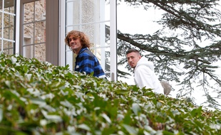 Antoine Griezmann et Clément Lenglet à Clairefontaine, le 7 octobre 2019.