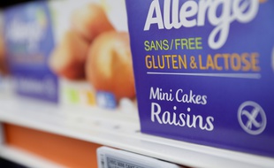 Des produits sans gluten dans un supermarché de Villeneuve-la-garenne, le 7 décembre 2016.