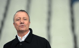 Bernard Lacombe en octobre 2011 à Gerland.