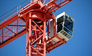 Une grue de chantier (illustration).