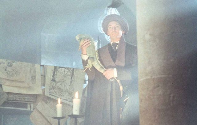 L’énigmatique professeur Quirrel, interprété par Ian Hart dans les films.