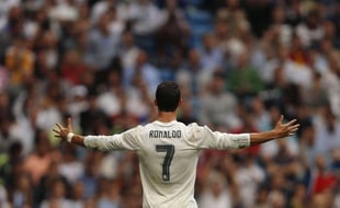 Cristiano Ronaldo (Real Madrid), le 17 octobre 2015, au stade Santiago-Bernabeu.