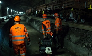 Travaux sur le RER A à l'été 2016.