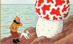 Extrait de la couverture de la bande-dessinée «L'Etoile Mystérieuse».