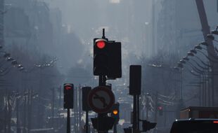 Lors d'une journée de pic de pollution, ici à Paris. (illustration).
