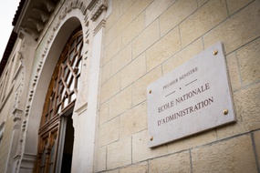 L'entrée de l'Ecole nationale d'administration (ENA), à Paris le 12 février 2020.