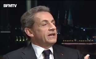Nicolas Sarkozy sur BFMTV le 29 octobre 2015.