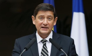 Patrick Kanner, nouveau ministre de la Ville, de la Jeunesse et des Sports, est le nordiste du gouvernement le 27 août 2014 à Paris